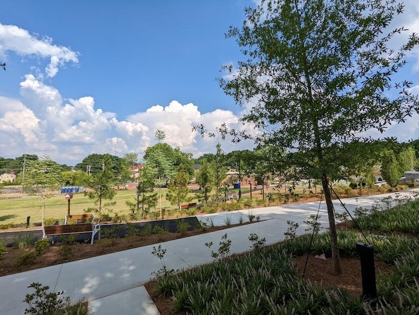 Images Avondale Estates' longsought Town Green is real